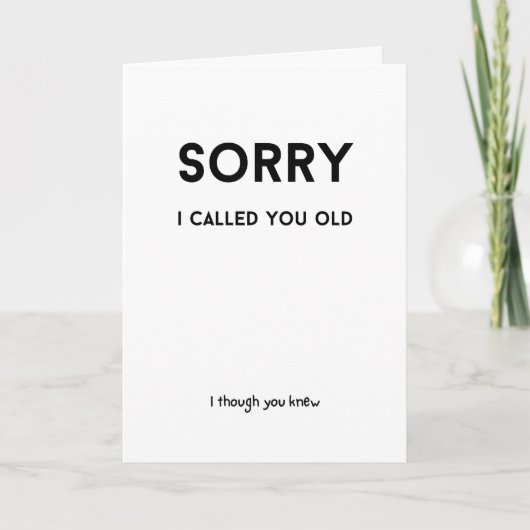 Grappige grap cadeau sarcastisch onbeleefd Vouwbar Kaart (Voorkant)