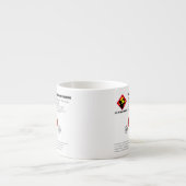 Grappige grap diwaterstofmonoxide (H2O) chemie Espresso Kop (Voorkant)