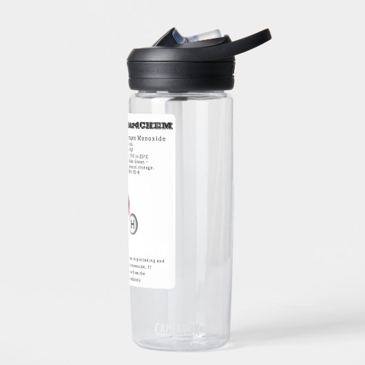 Grappige grap diwaterstofmonoxide (H2O) chemie Waterfles (Links)