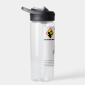 Grappige grap diwaterstofmonoxide (H2O) chemie Waterfles (Rechts)