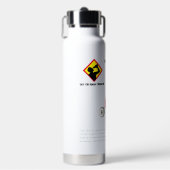 Grappige grap diwaterstofmonoxide (H2O) chemie Waterfles (Voorkant)