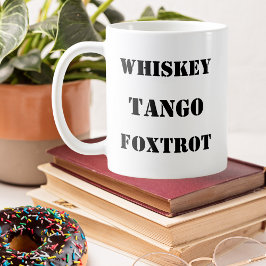 grappige grap, fonetisch alfabet, militair, luchtv koffiemok