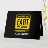 Grappige grap kaart (Gele Bloem)