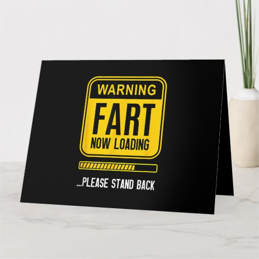 Grappige grap kaart (Voorkant)