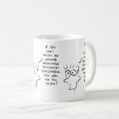 grappige grap naamloze anonieme overheidsbron koffiemok (Voorkant rechts)