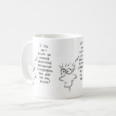 grappige grap naamloze anonieme overheidsbron koffiemok (Voorkant links)