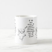 grappige grap naamloze anonieme overheidsbron koffiemok (Center)