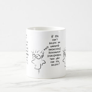 grappige grap naamloze anonieme overheidsbron koffiemok