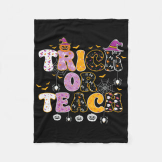 Grappige grap of leer Halloween leraar Fleece Deken