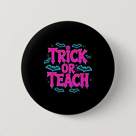 Grappige grap of onderwijs vrouwen leraren Hallowe Ronde Button 5,7 Cm (Voorkant)