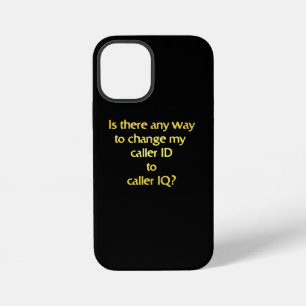 Grappige grap over het veranderen van ID in IQ iPhone 12 Mini Hoesje