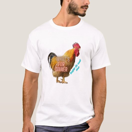 Grappige grap van Rooster T-Shirt (Voorkant)