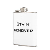 Grappige grap "vlekkenverwijderaar" heupfles (Links)