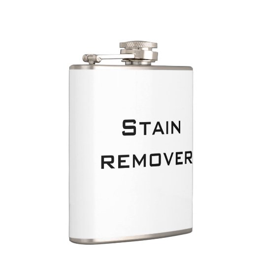 Grappige grap "vlekkenverwijderaar" heupfles (Rechts)