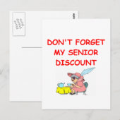 grappige grap voor jou briefkaart (Voorkant / Achterkant)