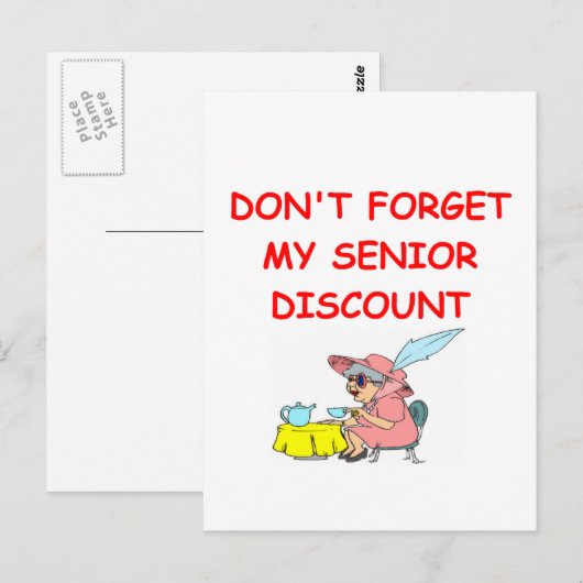 grappige grap voor jou briefkaart (Voorkant / Achterkant)