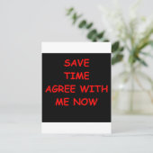 grappige grap voor jou briefkaart (Staand voorkant)