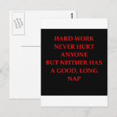 grappige grap voor jou briefkaart (Voorkant / Achterkant)