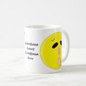 Grappige Grapefruit Cartoon Koffiemok (Voorkant rechts)