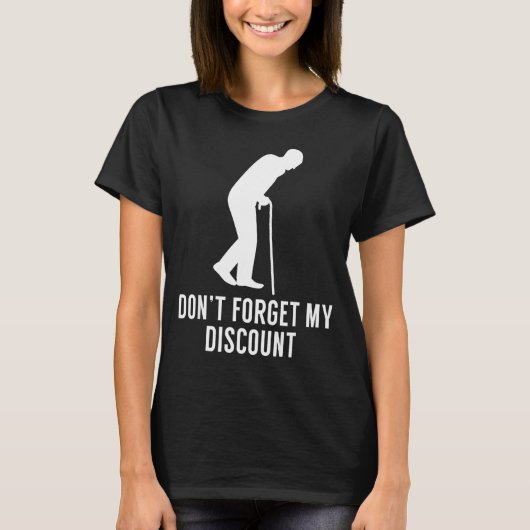 Grappige Grappen Geschenk Oudere Burger Grappen -  T-shirt (Voorkant)