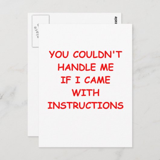 grappige grappen voor je briefkaart (Voorkant / Achterkant)