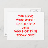 grappige grappen voor je briefkaart (Voorkant / Achterkant)