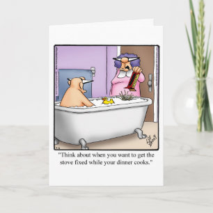 Grappige Grappenkaart voor haar verjaardag Kaart