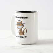 Grappige, grappige Gezegde koffie Mok (Voorkant links)