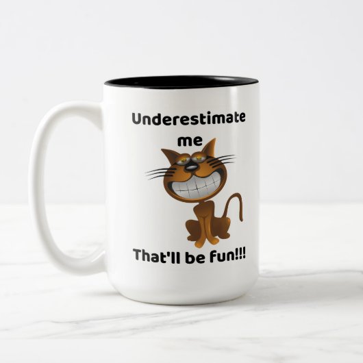 Grappige, grappige Gezegde koffie Mok (Links)