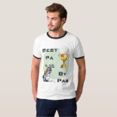 Grappige Grappige Golf Vader Vaderdag Beste Pa Per T-shirt (Voorkant volledig)