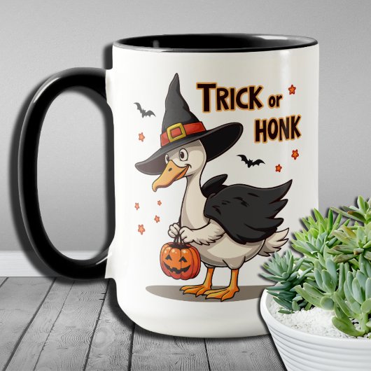 Grappige Grappige Halloween Eend Kostuum Grap of T Mok