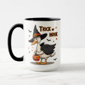 Grappige Grappige Halloween Eend Kostuum Grap of T Mok (Links)