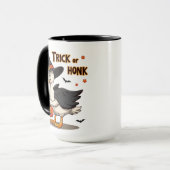 Grappige Grappige Halloween Eend Kostuum Grap of T Mok (Voorkant links)