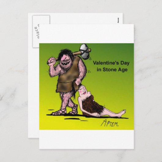 Grappige Grappige Valentijnsdag Feestdagenkaart (Voorkant / Achterkant)