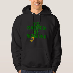 Grappige grasmaaier is eerder maaien werf werk wet hoodie
