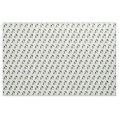 Grappige grasmaaier Man Cartoon Stof (Fat Quarter)