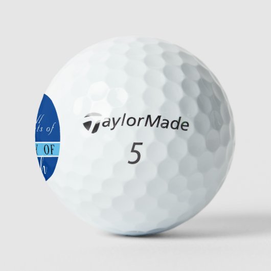 Grappige gratis bal gepersonaliseerde golfballen (Logo)