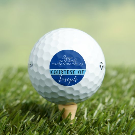 Grappige gratis bal gepersonaliseerde golfballen (Insitu Shirt)