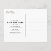 Grappige Gratis Cake Trouwfoto Save the Date Aankondigingskaart (Achterkant)