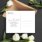 Grappige Gratis Cake Trouwfoto Save the Date Aankondigingskaart