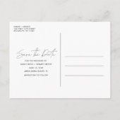 Grappige Gratis Cake Trouwfoto Save the Date Aankondigingskaart (Achterkant)