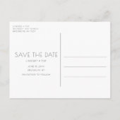 Grappige Gratis Cocktails Cake Bruiloft Save the D Aankondigingskaart (Achterkant)