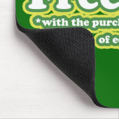 Grappige gratis knuffel parodie muismat (Hoek)