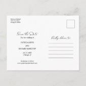 Grappige Gratis Taart Trouw Save The Date Briefkaart (Achterkant)