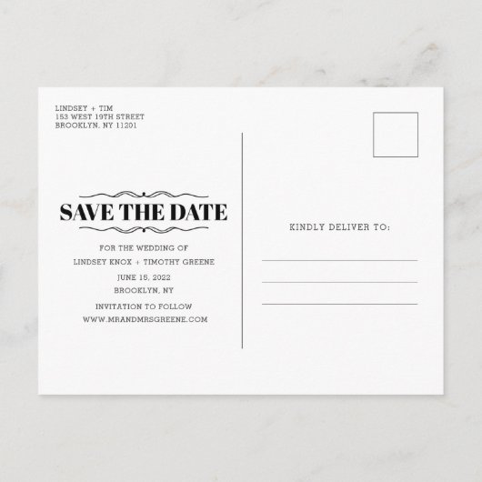 Grappige Gratis Taart Trouw Save the Dates Aankondigingskaart (Achterkant)