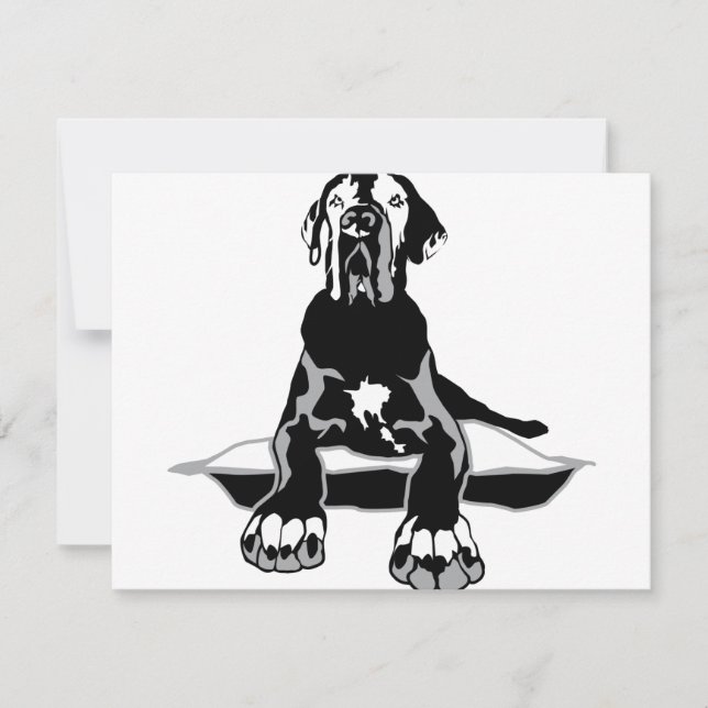 Grappige Great Dane Ilios  (Voorkant)