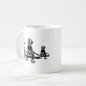 Grappige Great Dane Ilios  Koffiemok (Voorkant links)