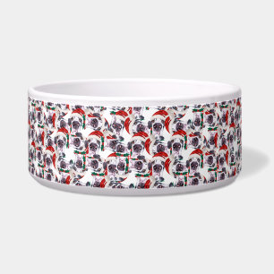 Grappige Great Dane naam kerstpatroon Voerbakje