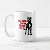 Grappige Great Dane Vriend Koffiemok (Links)