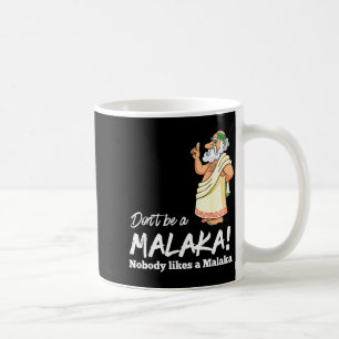 Grappige Griek Wees Geen Malaka Niemand Houdt Van Koffiemok